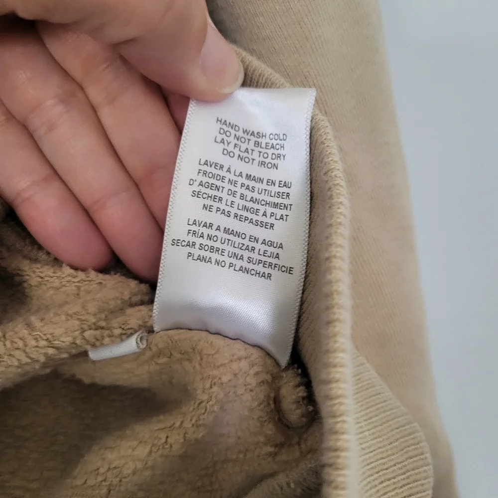 Re/Done x Hanes Classic 70s Half Zip - Picture 8 of 9